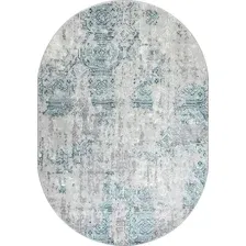 Ковер для жилой комнаты Merinos Palermo F281-OVAL-GRAY (1.6х2.3)