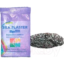 Добавка для жидких обоев Silk Plaster серебряные точки