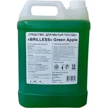 Средство для мытья посуды Brilless Green Apple 5 л