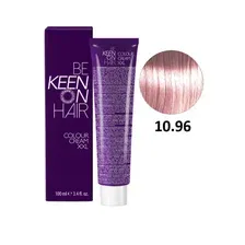 KEEN Крем-краска для волос 10.96 Ультра-светлый блондин сандрэ-фиолетовый/ Ultrahell Cidre-Vio, 100 мл