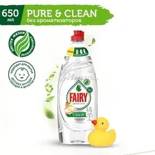 Средство для мытья посуды FAIRY Pure&Clean, 650 мл