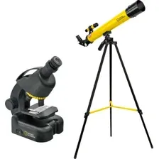 Детский микроскоп, телескоп Bresser National Geographic 45/600 и 40x-640x 31311
