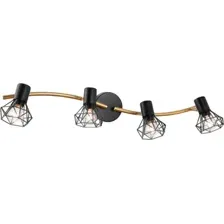 Спот Ambrella TR8658/4 BK/GD (черный/золото)
