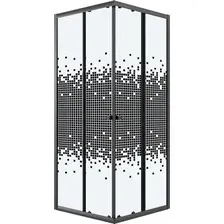 Душевой уголок Niagara Eco NG-1008-14QBLACK 80x80x190 (черный/стекло мозаика)