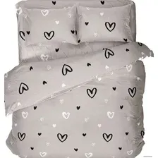 Евро комплект постельного белья Samsara Love Is 220-8 215x220 (евро)