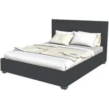 Кровать Elmax Альба 120x200 с ПМ Газ-лифт Континентальная рама (Glory 20)