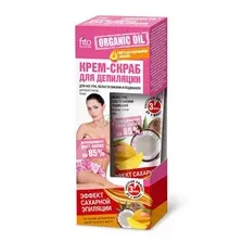 Крем-скраб для депиляции Fito Косметик Organic Oil, 100 мл