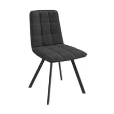 Стул Rom D d24 BLACK LUX/черный