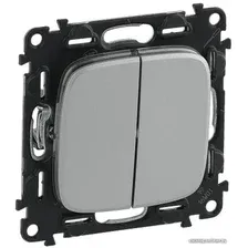 Выключатель Legrand Valena Allure 752905 (алюминий)