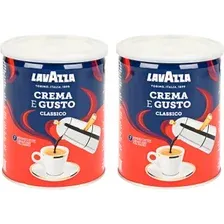 Кофе Lavazza Crema e Gusto молотый в банке 2x250 г