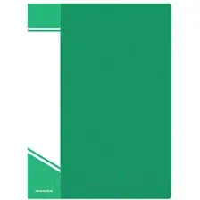 Папка для бумаг inФормат NP0145-20G (с файлами, зеленый)