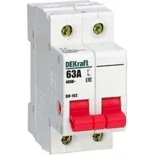 Выключатель нагрузки DEKraft 17007DEK 2Р 63А ВН-102