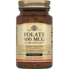 БАД Solgar Фолат 400мкг Метафолин (50 таблеток)