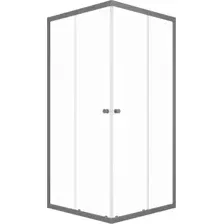 Душевой уголок Triton Вента 90x90 (графит, без поддона)