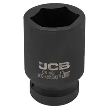 Головка ударная глубокая 1', 42мм (6гр.) JCB-48510042 JCB