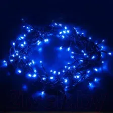 Светодиодная гирлянда Евросвет 400-001 (голубой)