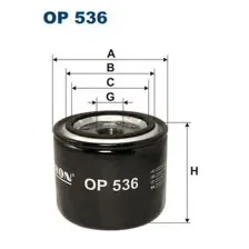 Масляный фильтр Filtron OP536