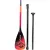 Весло для SUP-борда Skatinger Colorful Fiberglass Paddle / COLWAT-PNK (черный/розовый)