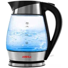 Электрический чайник Aresa AR-3441, прозрачный/черный