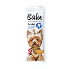 Лакомство для собак BaLu Dental с кальцием S (36г,3шт)