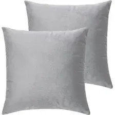 Декоративная подушка Matex Velours 57-178 (светло-серый, 2шт)