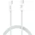 Кабель XO NB-Q273 USB Type-C - USB Type-C (1 м, белый)