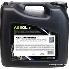 Трансмиссионное масло Areol ATF Dexron III H 20л