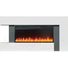 Каминокомплект Смолком Malibu V42 Vision 42 LED (бьянко белый/серый графит)