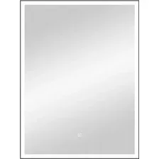 Континент Зеркало Frame Black Led 60x80
