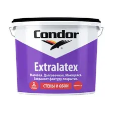 Краска Condor Extralatex, белая, 7 кг