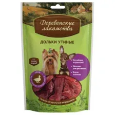 Лакомство для мини-пород: дольки утиные 55 г