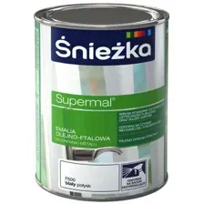 Эмаль масляно-фталевая Sniezka Supermal белая матовая, 0.8 л