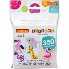 Конструктор Полесье Классик 73225 Мозаика №9 (животные Африки)