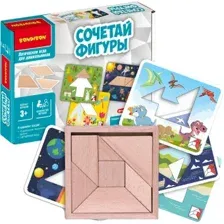 Развивающая игра Bondibon БондиЛогика Сочетай фигуры ВВ4883