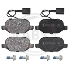 Тормозные колодки дисковые задняя ось A.B.S. 37853