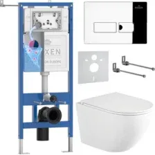 Инсталляция с унитазом подвесным Roxen StounFix Dual Fresh 868414
