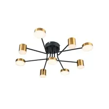 Люстра средней высоты Escada Ogma 10235/9 LED*110W Black/Brass