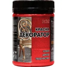 Акриловая краска Palizh Декоратор, красный коралл, 250 г