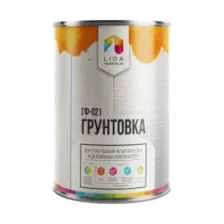 Грунт ГФ-021 красно-коричневая ЛИДА.  2 кг