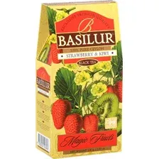 Чай листовой Basilur Волшебные фрукты Клубника и киви (100г)