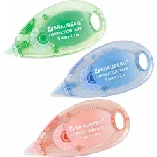 Корректор для текста Brauberg Pastel / 271252 (3шт)