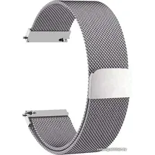 Браслет Rumi Milanese loop металлический 22 мм (серебристый)