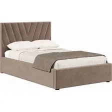 Кровать Хочу Домой Палермо с ПМ 120x200 (какао велюр 019)