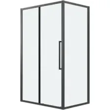 Душевой уголок Grossman Cosmo 130x100x195 / 120.K33.02.1310.21.00 (черный матовый/стекло прозрачное)