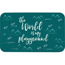 Коврик под миску Tarhong Playground / PE20776672 (бирюзовый)
