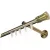 Карниз для штор Lm Decor Гиро 1р 19мм (антик, 3.2м)