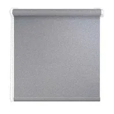Рулонные шторы АС МАРТ Мегаполис 85x160 (серебристый)