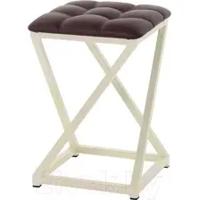 Табурет AMC Comfort 8К3.14 (кожзам бордо/слоновая кость)