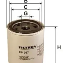 Топливный фильтр FILTRON PP967