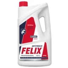 FELIX Антифриз G12+ Carbox 3кг (Красный)